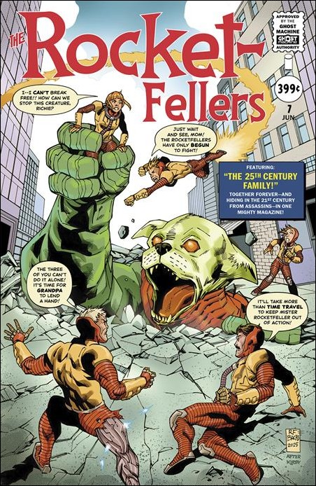Rocketfellers issue 7-D Ramón Bachs Homage Cardstock Cover