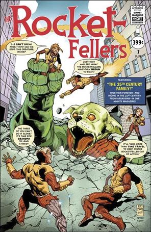 Rocketfellers issue 7.00-D Ramón Bachs Homage Cardstock Cover