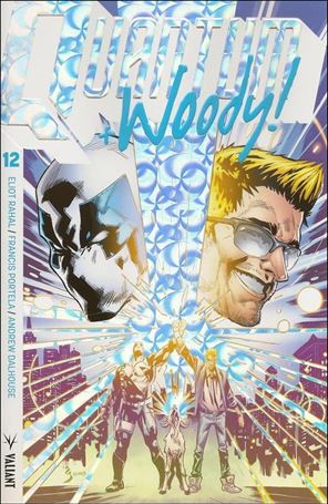 Quantum & Woody (2017) issue 12-B Geoff Shaw "Extreme Ultra-Foil" Cover