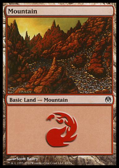 Magic the Gathering: Duel Decks: Phyrexia vs. the Coalition (Base Set) card 69 Mountain