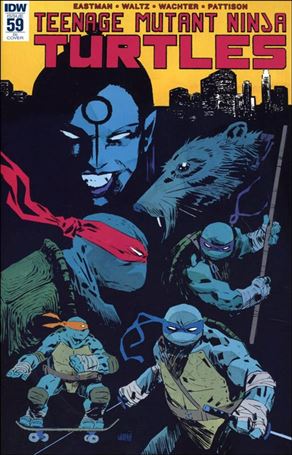 Teenage Mutant Ninja Turtles (2011) issue 59-C Michael Walsh 1:10 Cover