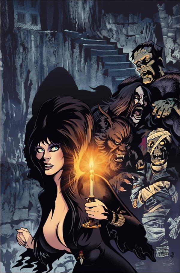 Elvira in Monsterland issue 5-I Dave Acosta 1:20 Virgin Cover