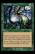 Magic the Gathering: Scourge (Base Set) card 128 Sprouting Vines