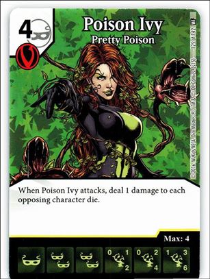 DC Comics Dice Masters World's Finest card 125 Poison Ivy: Pretty Poison 