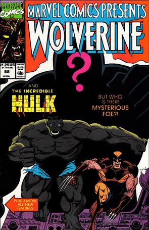 Marvel Comics Presents (1988) issue 58 Wraparound Cover