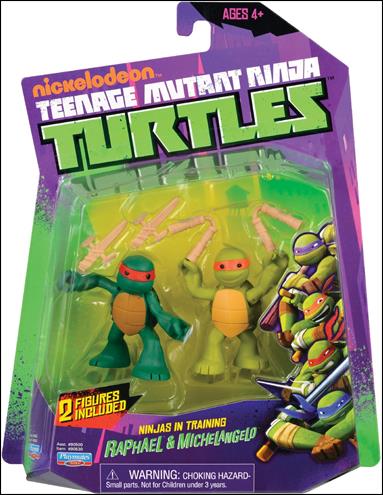 Teenage Mutant Ninja Turtles (2012) figure 27 Raphael & Michelangelo (Ninjas in Training)