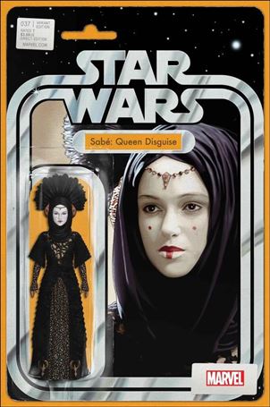 Star Wars (2020) issue 37-C John Tyler Christopher Action Figure Cover