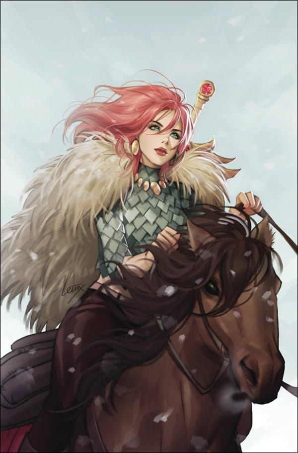 Immortal Red Sonja issue 7-L Leirix Li Limited Virgin Cover