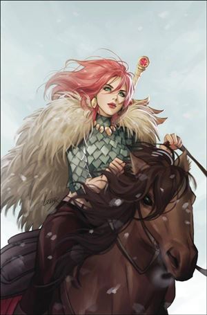 Immortal Red Sonja issue 7-L Leirix Li Limited Virgin Cover