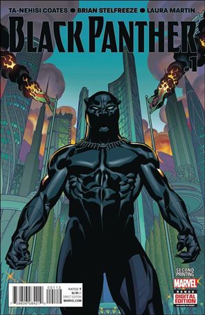 Black Panther (2016) issue 1-W Brian Stelfreeze Cover (Second Printing)