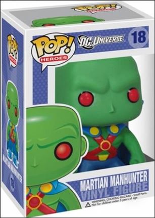 POP! Heroes figure 18 Martian Manhunter