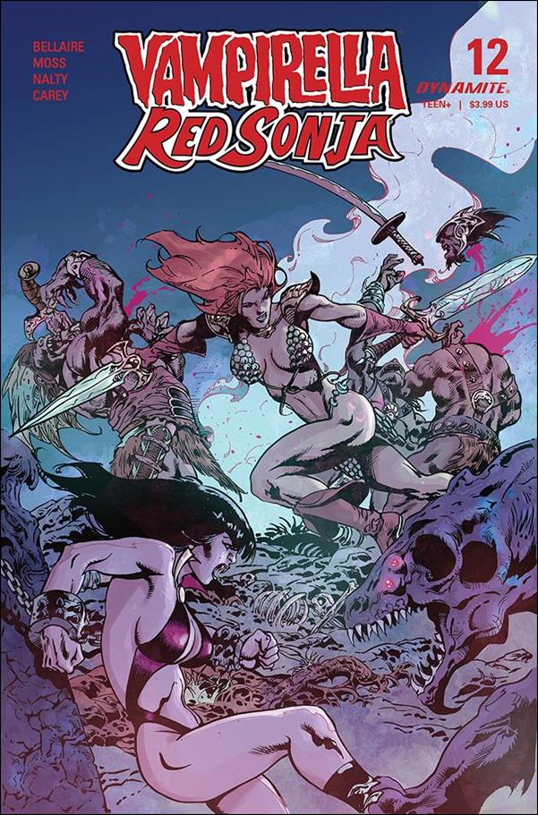 Vampirella / Red Sonja issue 12-F Roberto Castro Cover