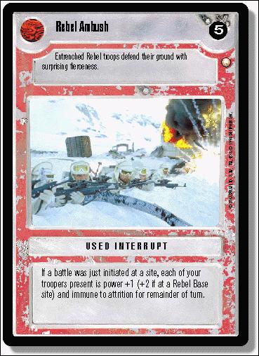 Star Wars: Special Edition Limited (Base Set) card 262 Rebel Ambush