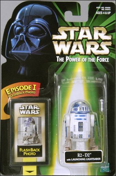 Star Wars: The Power of the Force 2 3 3/4" Basic Action Figures figure 88-B R2-D2 w/ Flashback Card (Full View Packaging)