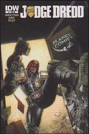 Judge Dredd (2012) issue 1-LO Nick Runge Planet Comics Cover