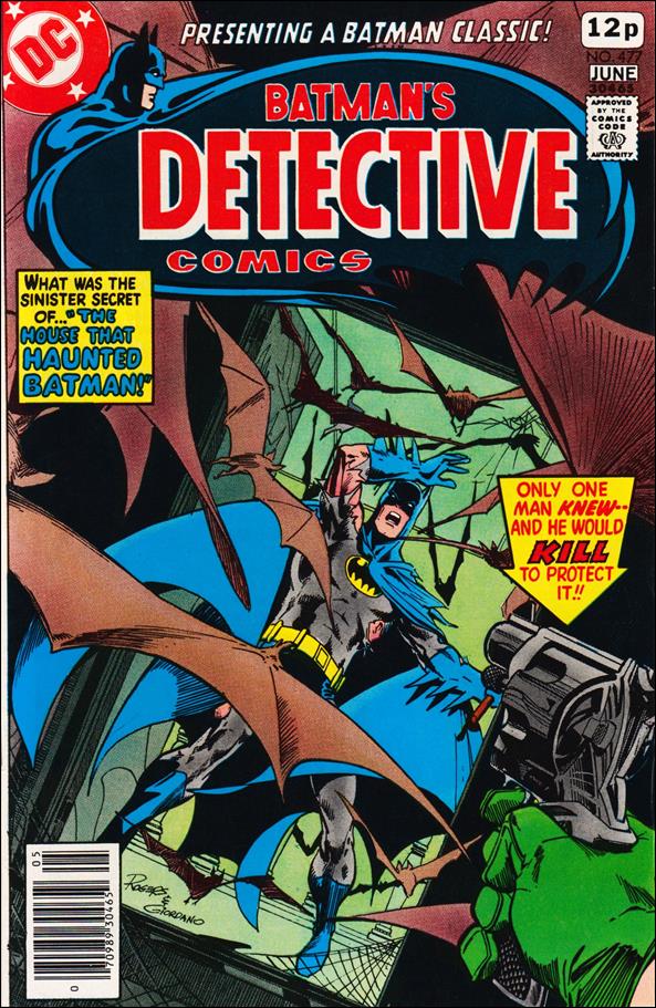 Detective Comics (1937) issue 477-B UK Price Cover