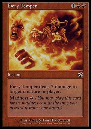 Magic the Gathering: Torment (Base Set) card 97 Fiery Temper