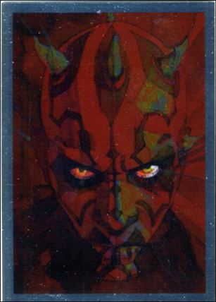 Star Wars Galaxy: Series 7 (Foil Subset) card 10 Darth Maul - Silver Foil