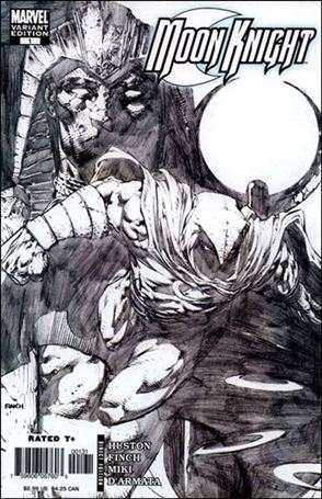 Moon Knight (2006) issue 1-B David Finch 1:25 Sketch Cover
