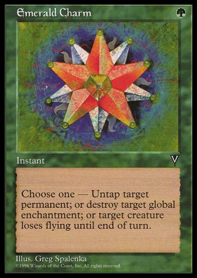 Magic the Gathering: Visions (Base Set) card 106 Emerald Charm