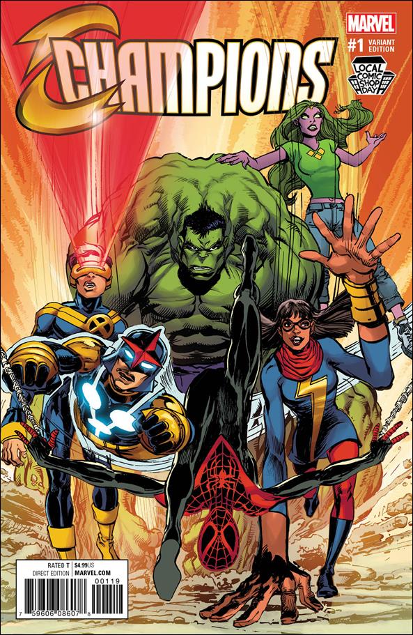 Champions (2016) issue 1-VI Neal Adams Local Comic Shop Day Cover