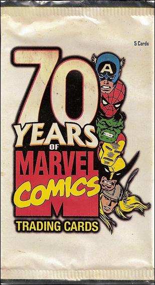 70 Years of Marvel Comics card 2 Sealed Pack
