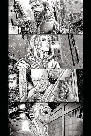 Life Zero issue 6-G Marco Checchetto 1:30 Black & White Virgin Cover