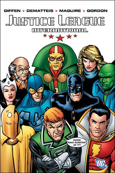 Justice League International issue 1 Dust Jacket