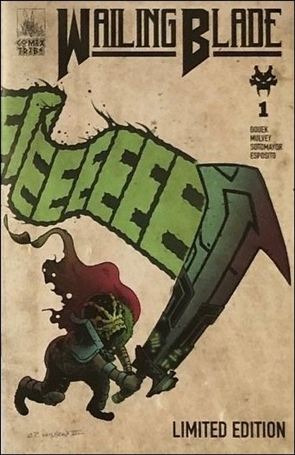 Wailing Blade issue 1-F Kickstarter Paul Wilson III Cover 1/150