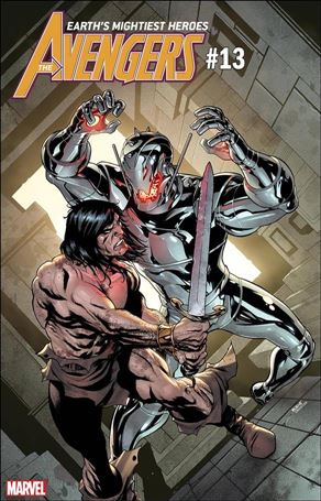 Avengers (2018/07) issue 13-B Mike McKone Conan Vs. Marvel Cover