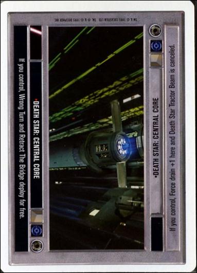 Star Wars: Premiere Unlimited (Base Set) card 119 Death Star: Central Core