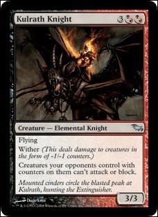 Magic the Gathering: Shadowmoor (Base Set) card 190 Kulrath Knight