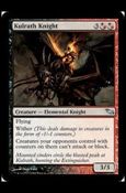 Magic the Gathering: Shadowmoor (Base Set) card 190 Kulrath Knight