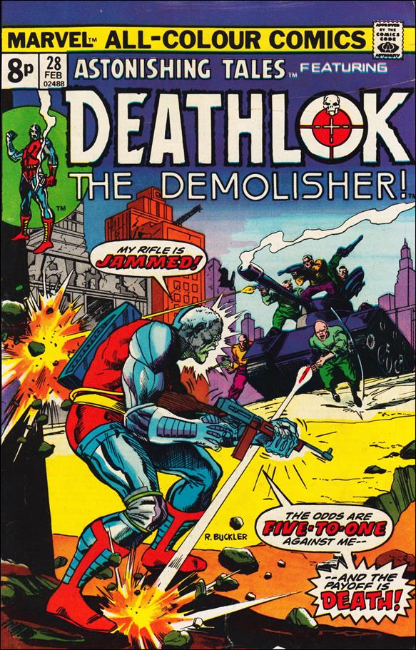 Astonishing Tales (1970) issue 28-B UK Price Cover