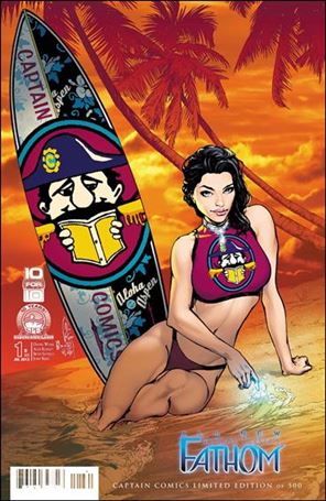 Michael Turner's Fathom (2013) issue 1-D05 Alex Konat Captain Comics Cover 1/500