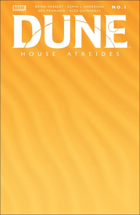 Dune: House Atreides issue 1-D Blank/Sketch Cover
