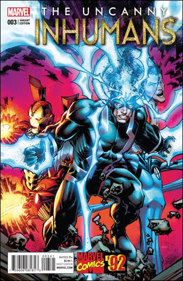 Uncanny Inhumans issue 3-B Whilce Portacio 1:20 Marvel '92 Cover