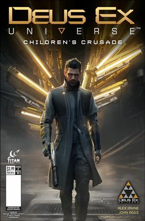 Deus Ex: Children's Crusade issue 1-B Michael Verhaaf Cover