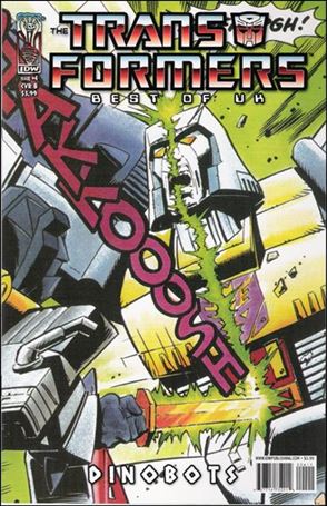 Transformers: Best of UK: Dinobots issue 4-B Standard Retro Cover
