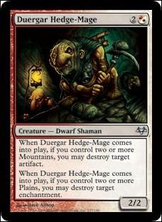 Magic the Gathering: Eventide (Base Set) card 137 Duergar Hedge-Mage