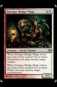 Magic the Gathering: Eventide (Base Set) card 137 Duergar Hedge-Mage