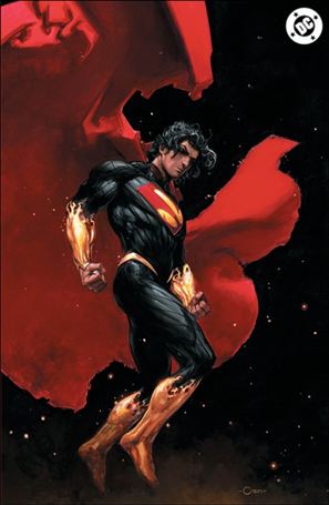 Absolute Superman issue 8.00-E Clayton Crain Virgin 1:50 Cardstock Cover