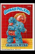 Garbage Pail Kids: Series 09 (Base Set) card 375b Rear View Myra
