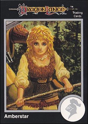TSR 1991 Trading Cards Premier Edition Factory Set (Base Set) card 68 DragonLance - Amberstar