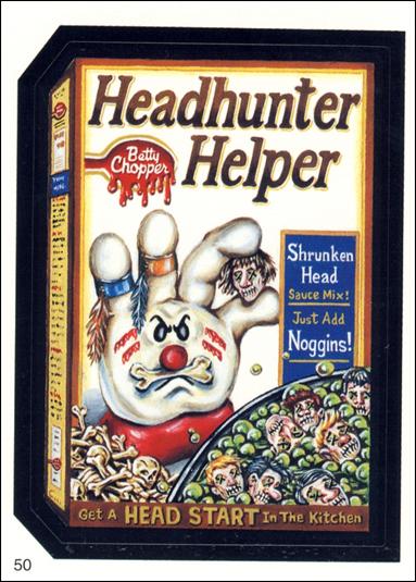 Wacky Packages All-New: Series 2 (Base Set)  card 50 Headhunter Helper