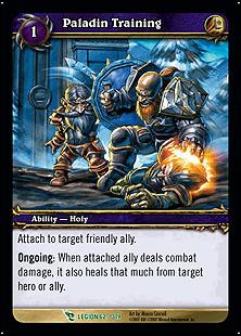 World of Warcraft: March of the Legion (Base Set) card 62 Paladin Training