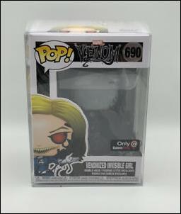 POP! Marvel figure 690-B Venomized Invisible Girl (Translucent)