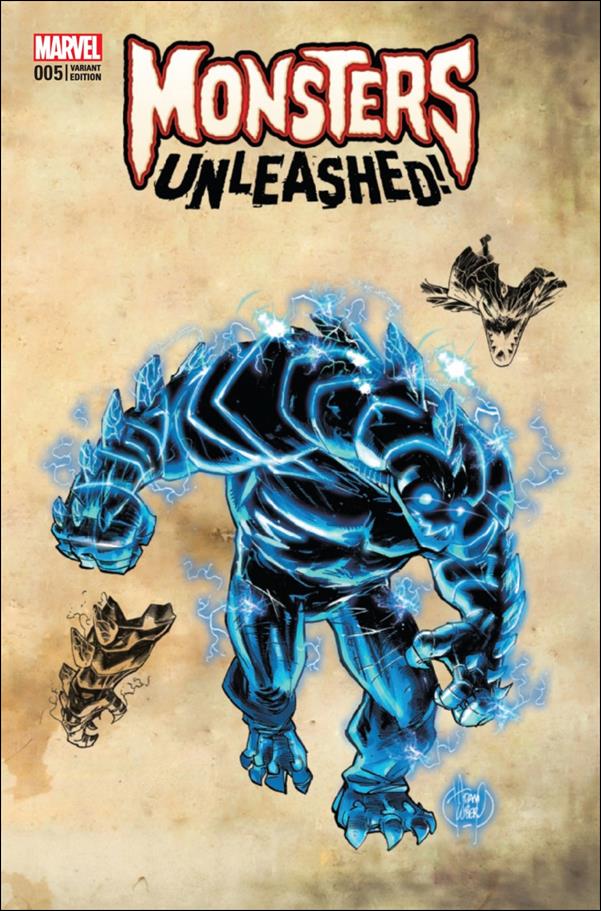 Monsters Unleashed (2017/03) issue 5-F Adam Kubert Design Wraparound Cover