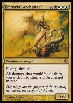 Magic the Gathering: Shards of Alara (Base Set) card 166 Empyrial Archangel