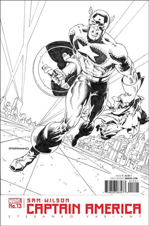 Captain America: Sam Wilson issue 13-B Jim Steranko Cover